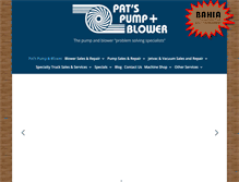 Tablet Screenshot of patspump.com